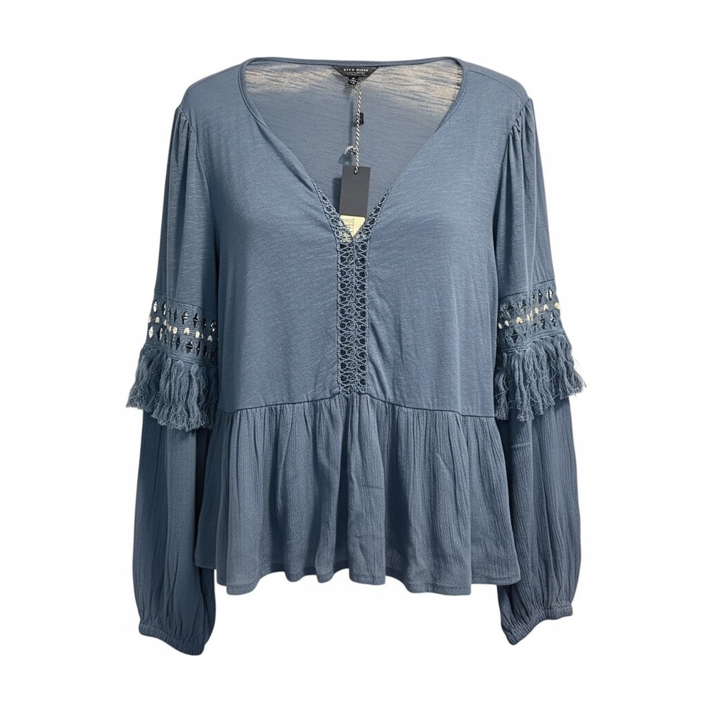 Lucky Brand Peasant Blouse NWT